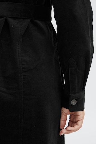 Robe-chemise 'Frtean Dr 1' Fransa en noir