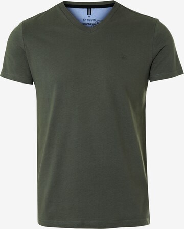TATUUM T-shirt 'LUCK' i grön: framsida
