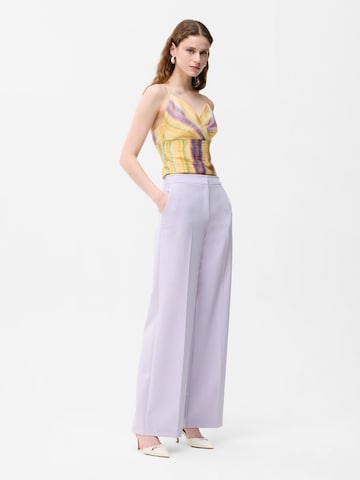 adl Loose fit Trousers with creases in Purple