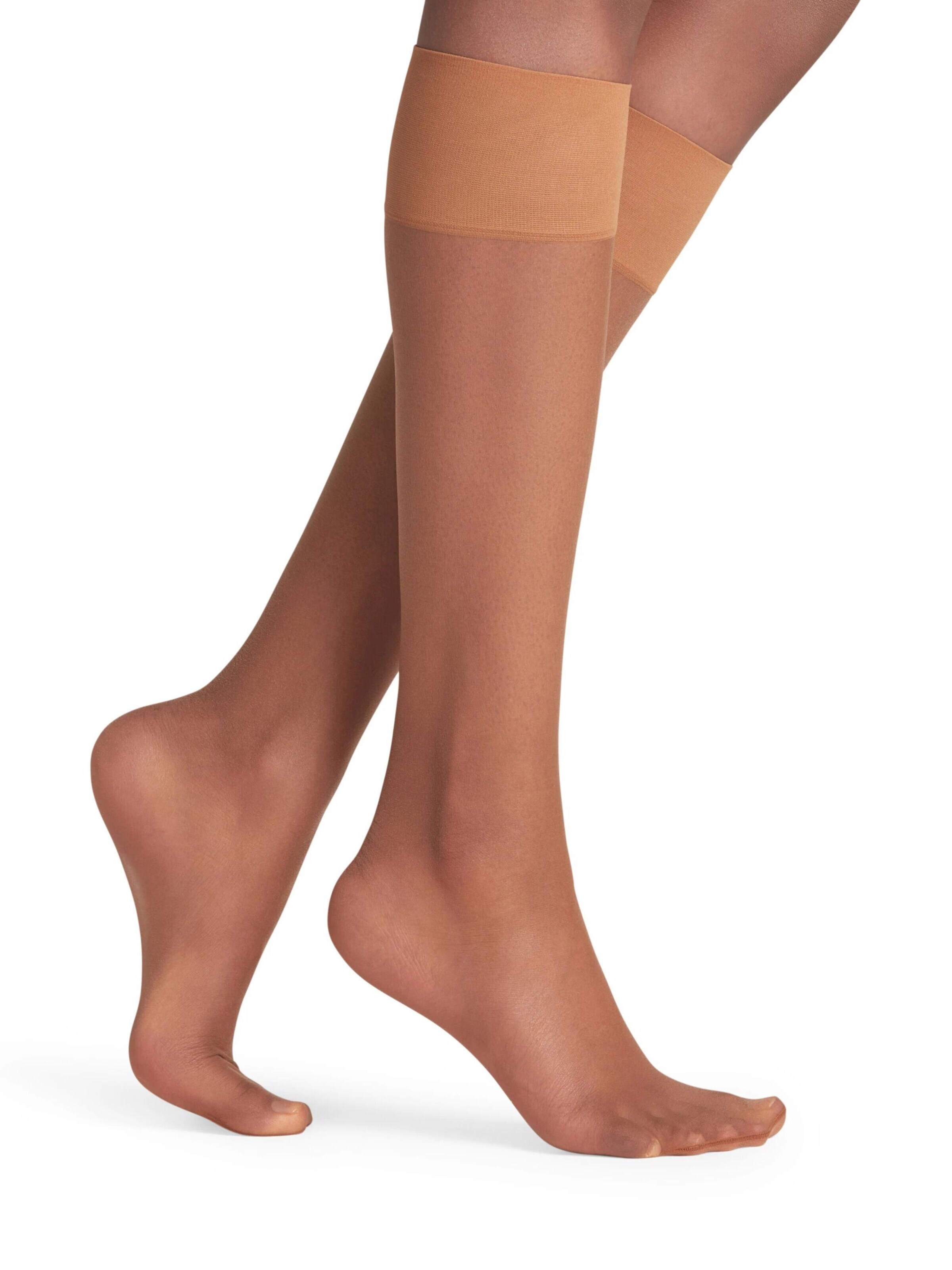 FALKE Overknee Strümpfe 'Shelina'‌ in Braun