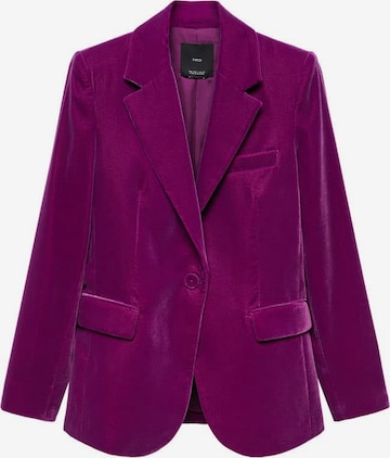 MANGO Blazer 'Combi' in Purple: front