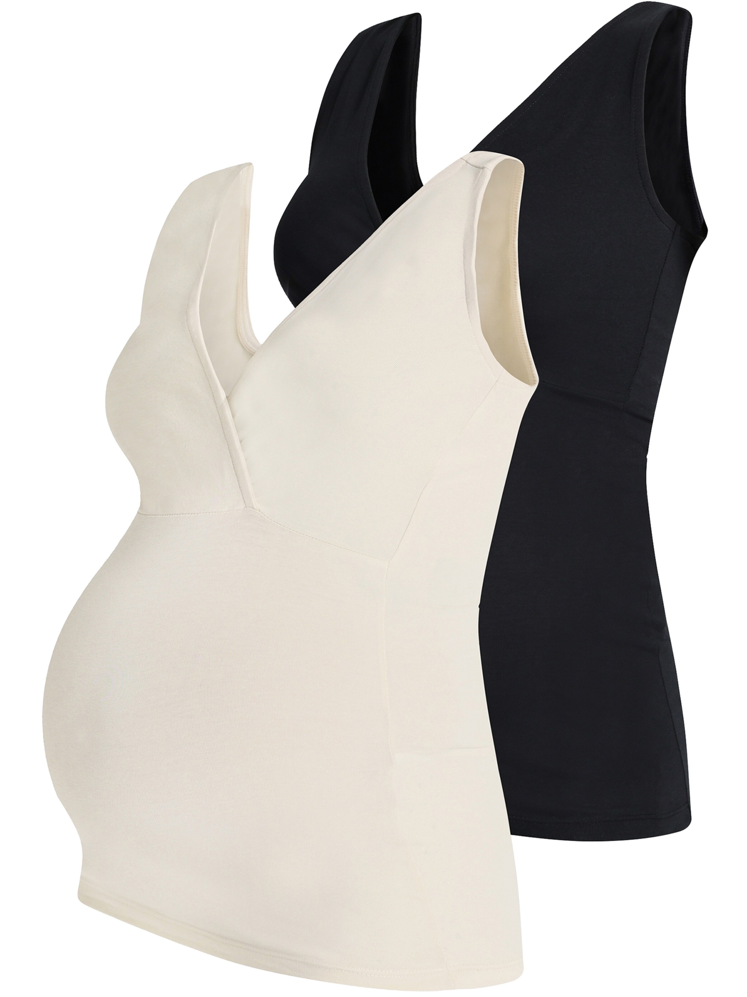 Haut MAMALICIOUS en beige : devant