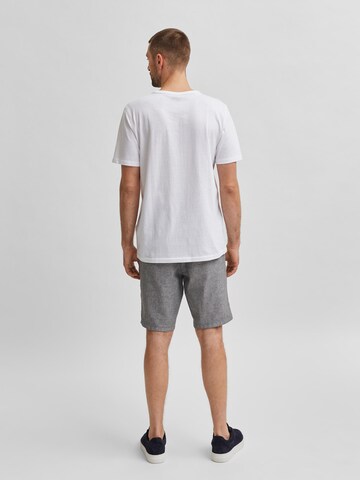 SELECTED HOMME T-Shirt 'Zane' in Weiß