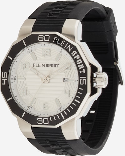 Analoginis (įprasto dizaino) laikrodis iš Plein Sport, spalva – šviesiai pilka / juoda, Prekių apžvalga