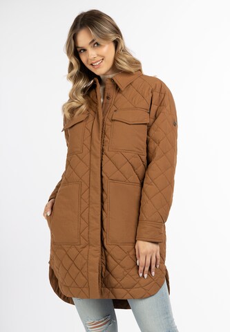 Giacca di mezza stagione di DreiMaster Vintage in marrone: frontale