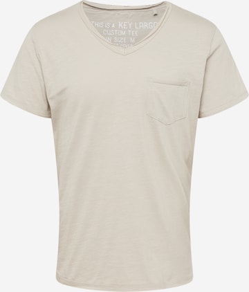 Key Largo Shirt 'WATER' in Grey: front