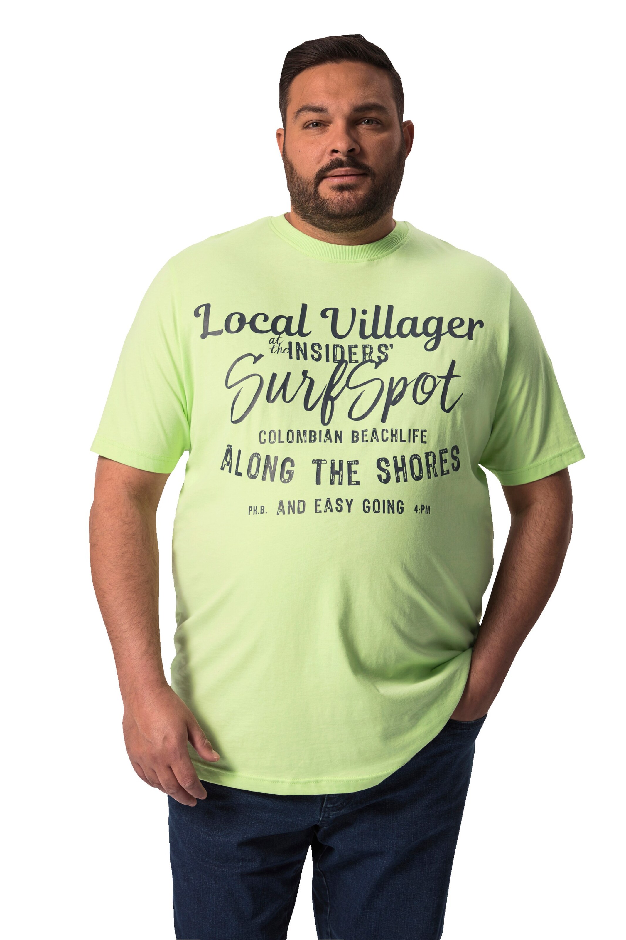 Boston Park Shirt in Groen: voorkant