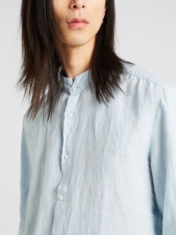 HUGO Regular fit Button Up Shirt 'Elvory' in Blue