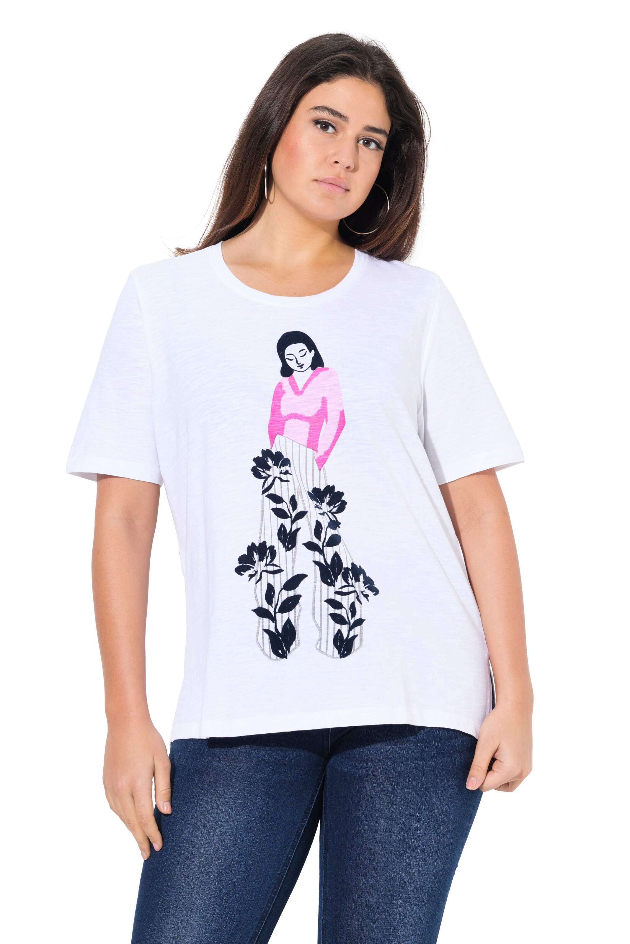 Ulla Popken Shirt in White: front