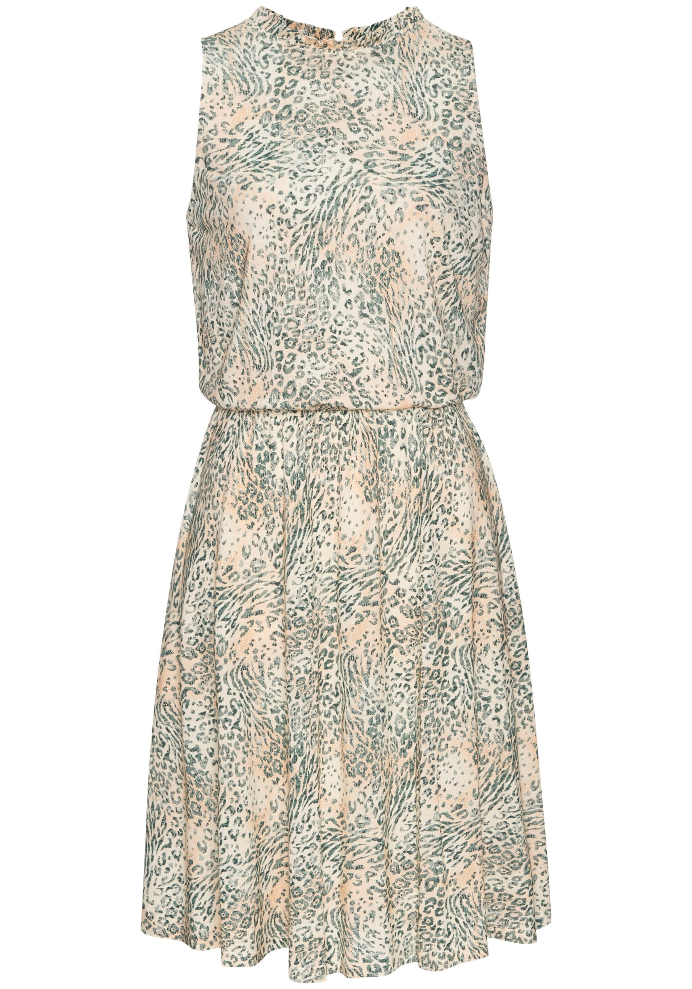 LASCANA Jurk in Beige: voorkant