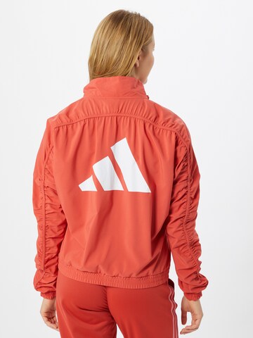 Veste de sport ADIDAS PERFORMANCE en rouge