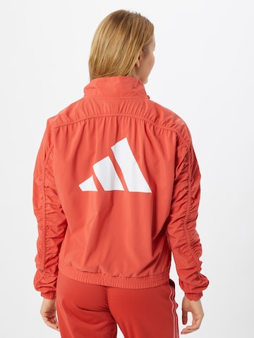 ADIDAS PERFORMANCE Športna jakna | rdeča barva