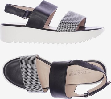 PETER KAISER Sandalen 38,5 in Schwarz: predná strana