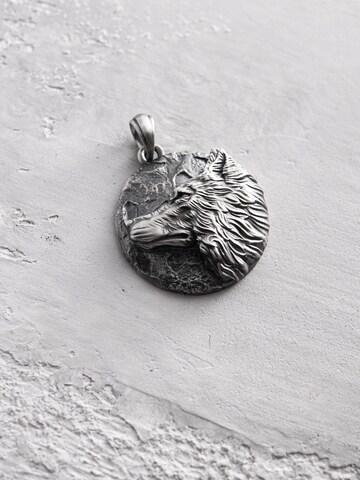 REYTEL Pendant 'SOLUS WOLFII' in Silver: front