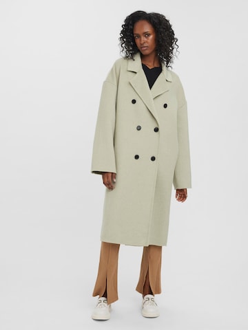 VERO MODA Between-Seasons Coat 'Mara' in Green: front