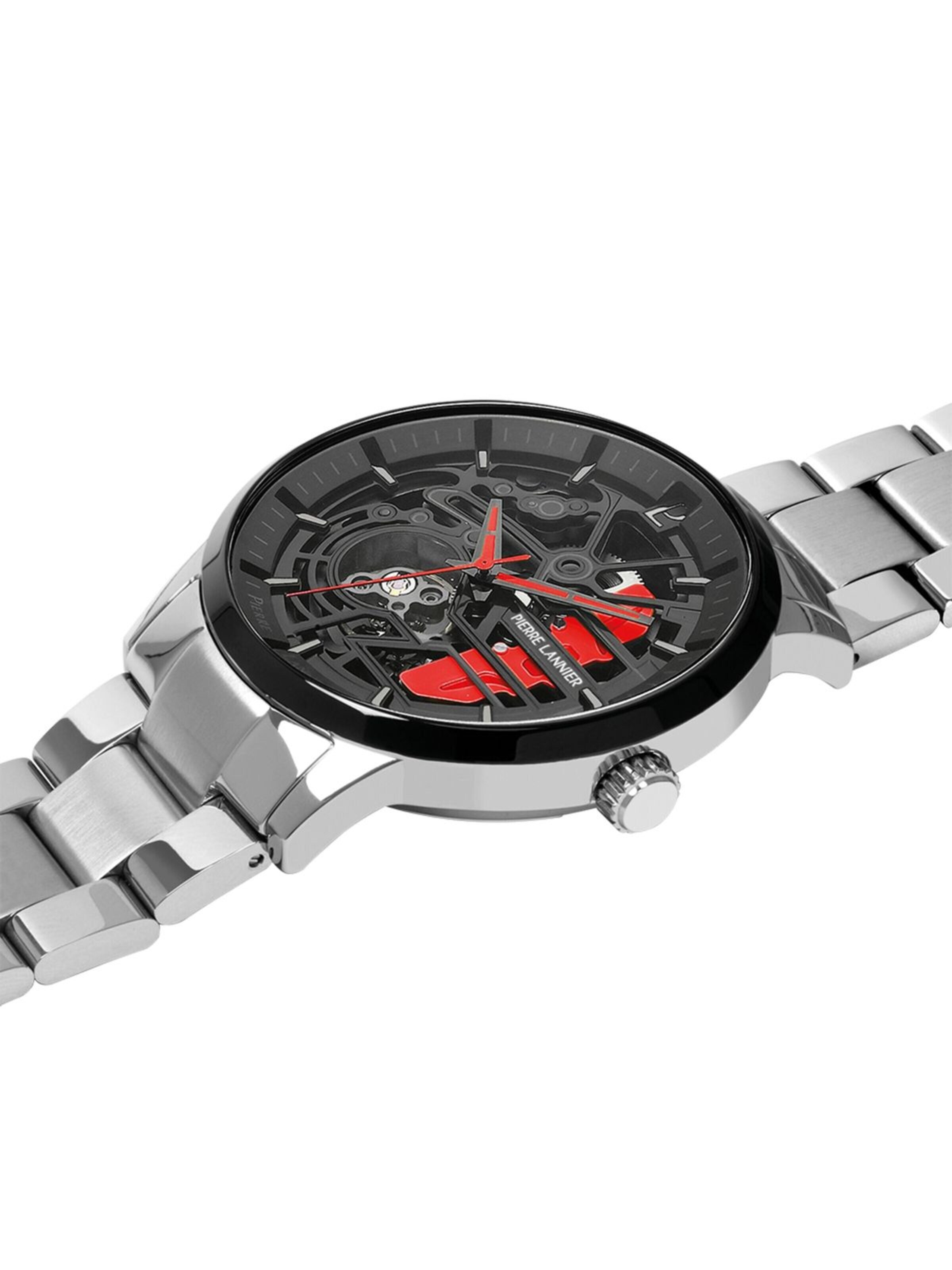Montre à affichage analogique 'Pierre Lannier - Automatic watch Paddock - Automatic watch movement - Watch case width: 43 mm' Pierre Lannier en noir