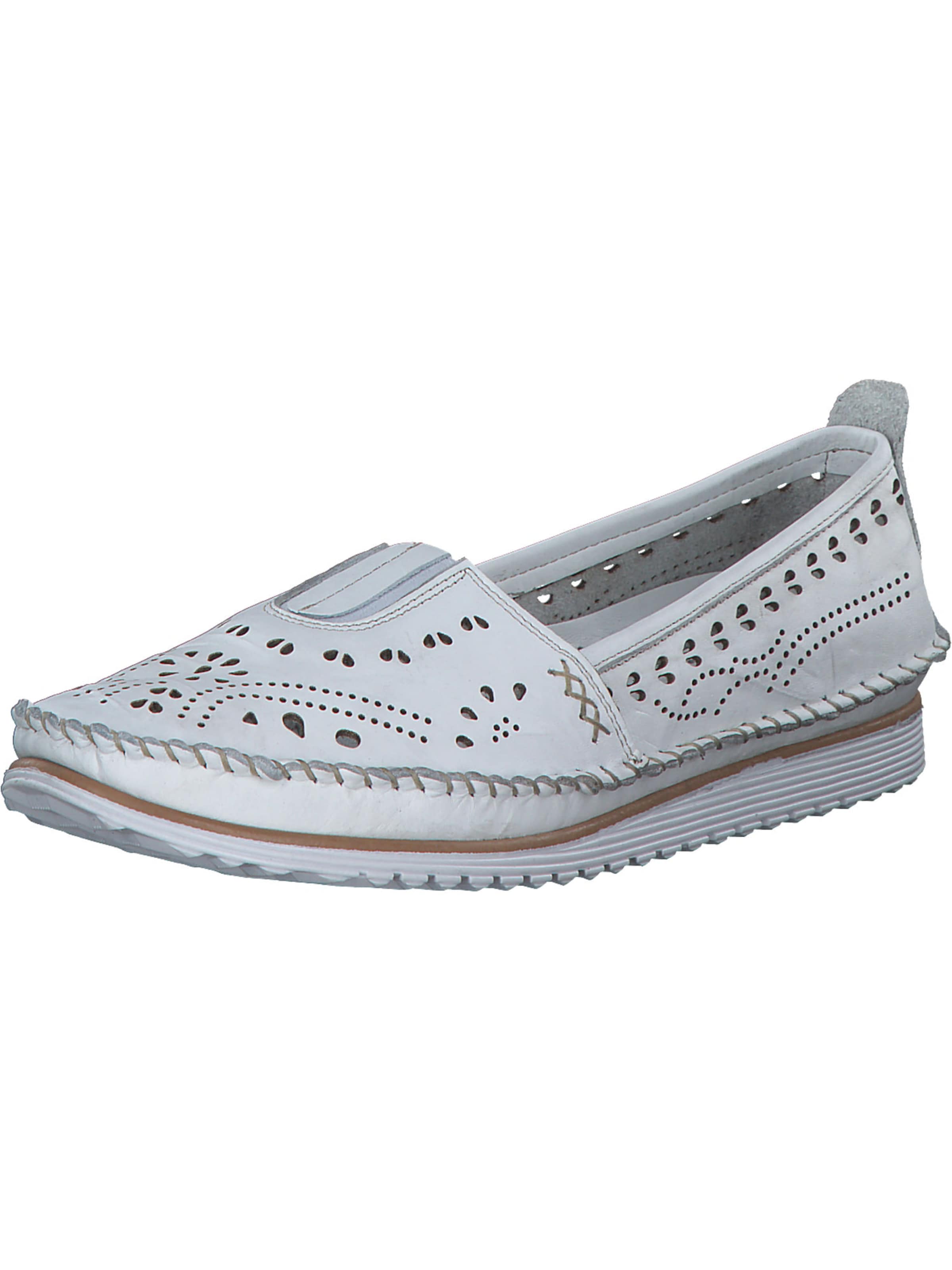 Esgano Slip-ons in White: front