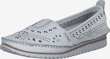 Chaussure basse Esgano en blanc : devant