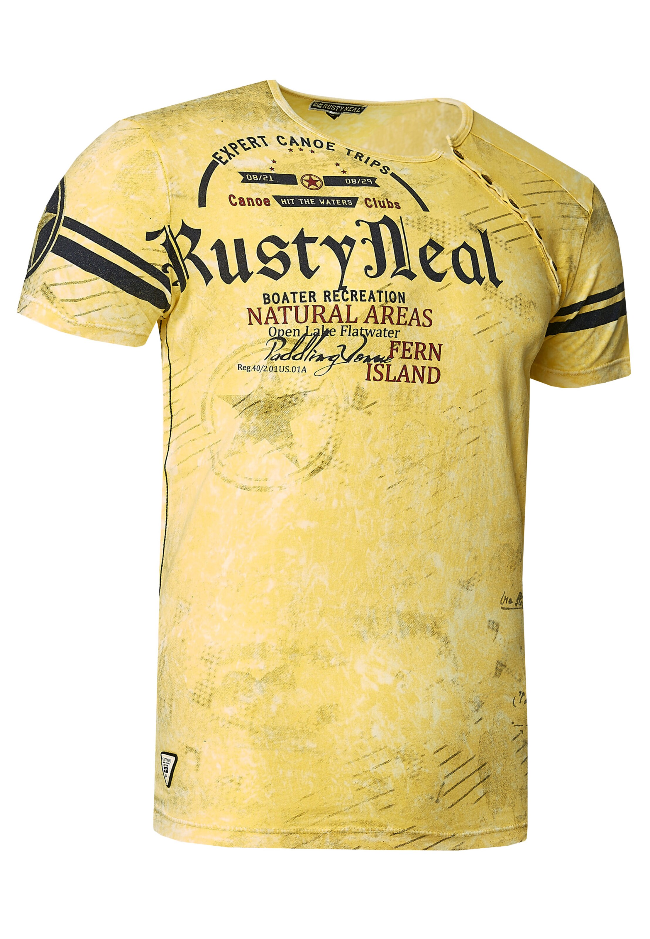 Rusty Neal T-Shirt in Gelb