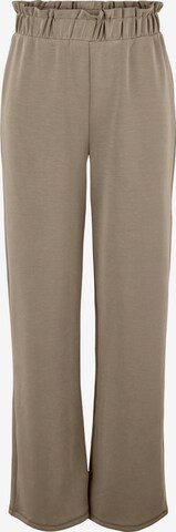 PIECES - Pierna ancha Pantalón 'RISE' en marrón: frente