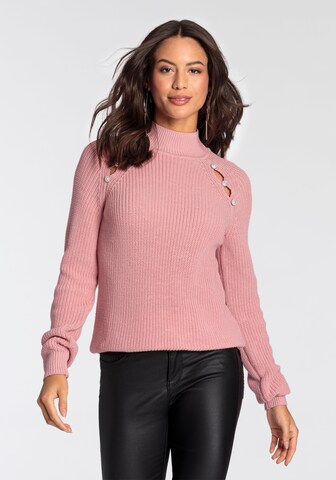 MELROSE Sweater in Pink: front