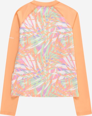 COLUMBIA Funktionsskjorte 'Sandy Shores™ Printed LS Sunguard' i orange