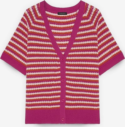 Fiorella Rubino Strickjacke in L-XL in fuchsia, Produktansicht