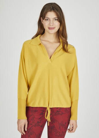 eve in paradise Sweater 'Antje' in Yellow: front
