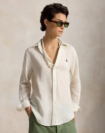 Chemisier 'CLASSIC' Polo Ralph Lauren en beige : devant