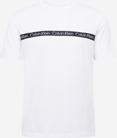 Calvin Klein Performance Tehnička sportska majica u crna / bijela, Pregled proizvoda