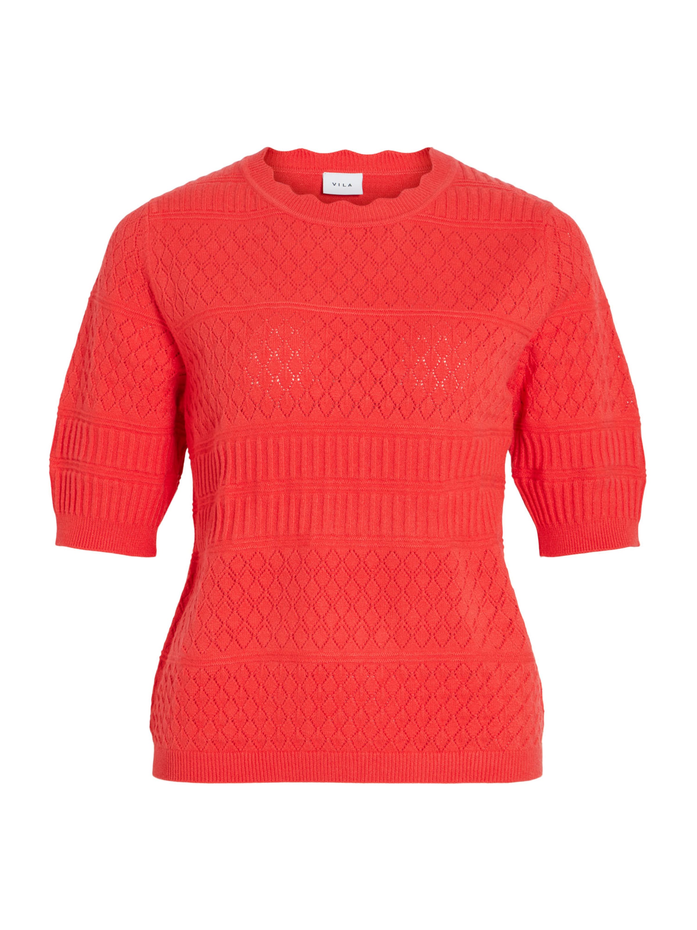 VILA Svetr 'VIMILOS' – červená: přední strana