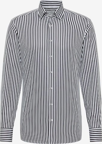 ETERNA Zakelijk overhemd in Zwart: voorkant