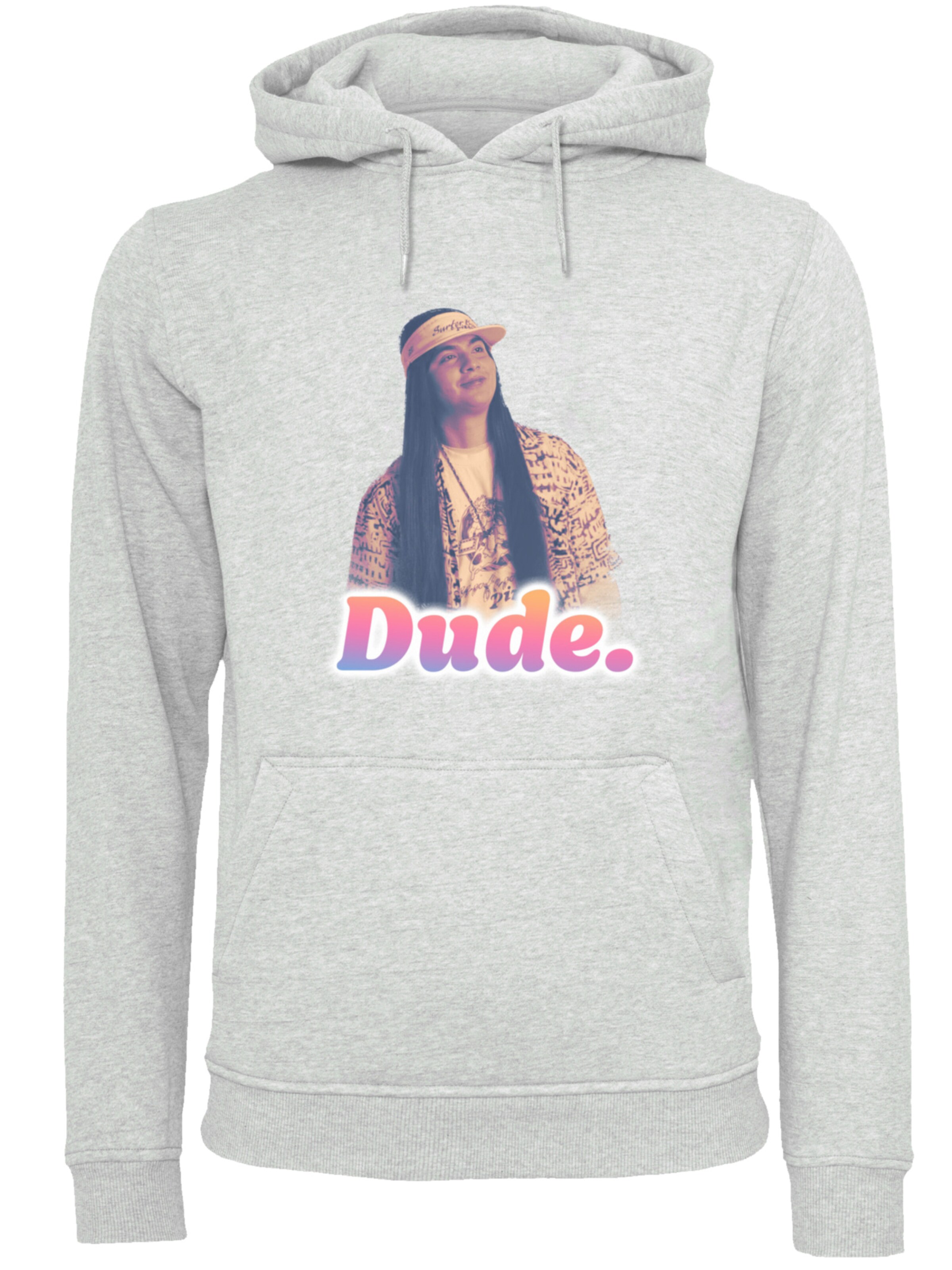 Sweat-shirt 'Stranger Things Argyle Dude Netflix TV Series' F4NT4STIC en gris : devant