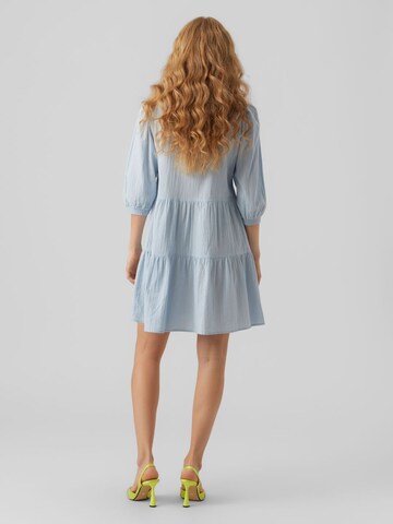 VERO MODA Blousejurk 'Pretty' in Blauw