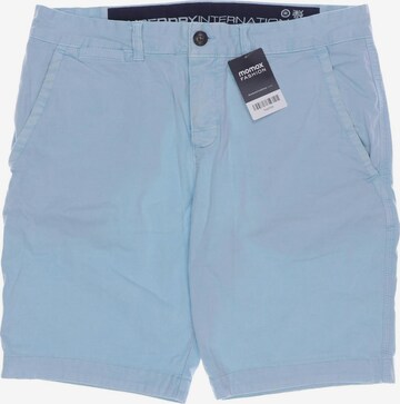 Superdry Shorts in 34 in Blue: front