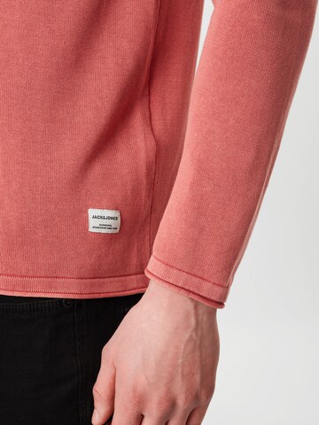 Regular fit Pullover 'JJELeo' di JACK & JONES in rosa