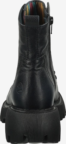 FELMINI Lace-Up Ankle Boots in Black