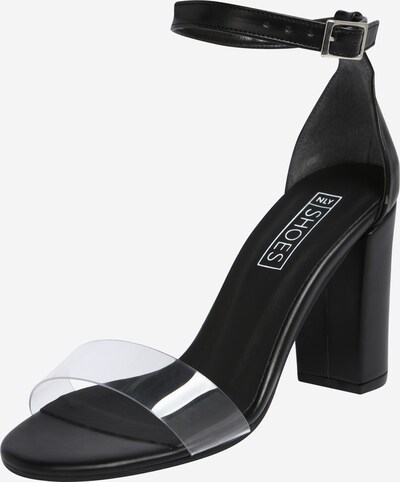 NLY by Nelly Strap sandal in Black / Transparent, Item view
