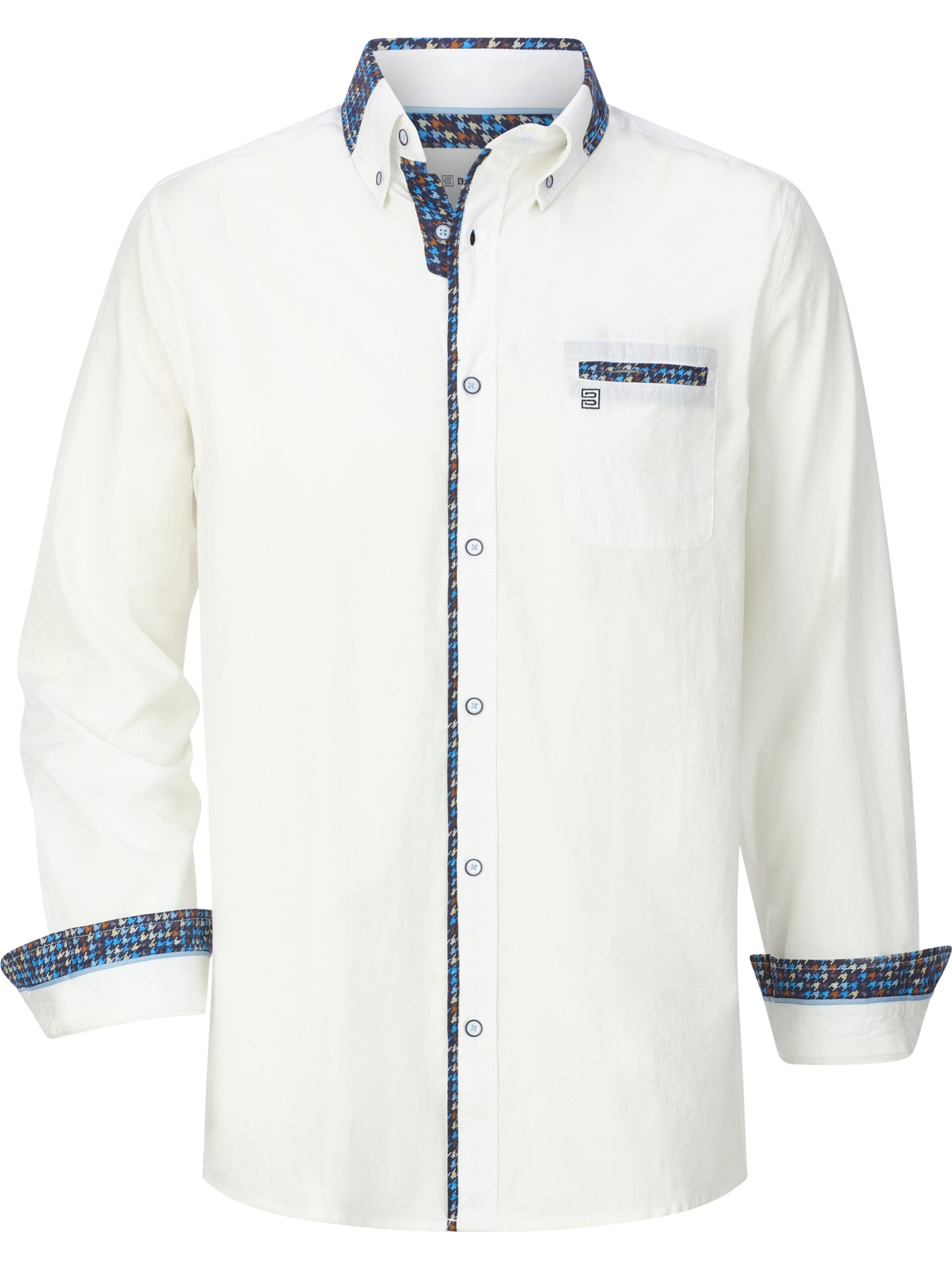 BABISTA Regular fit Button Up Shirt 'Matias' in Black