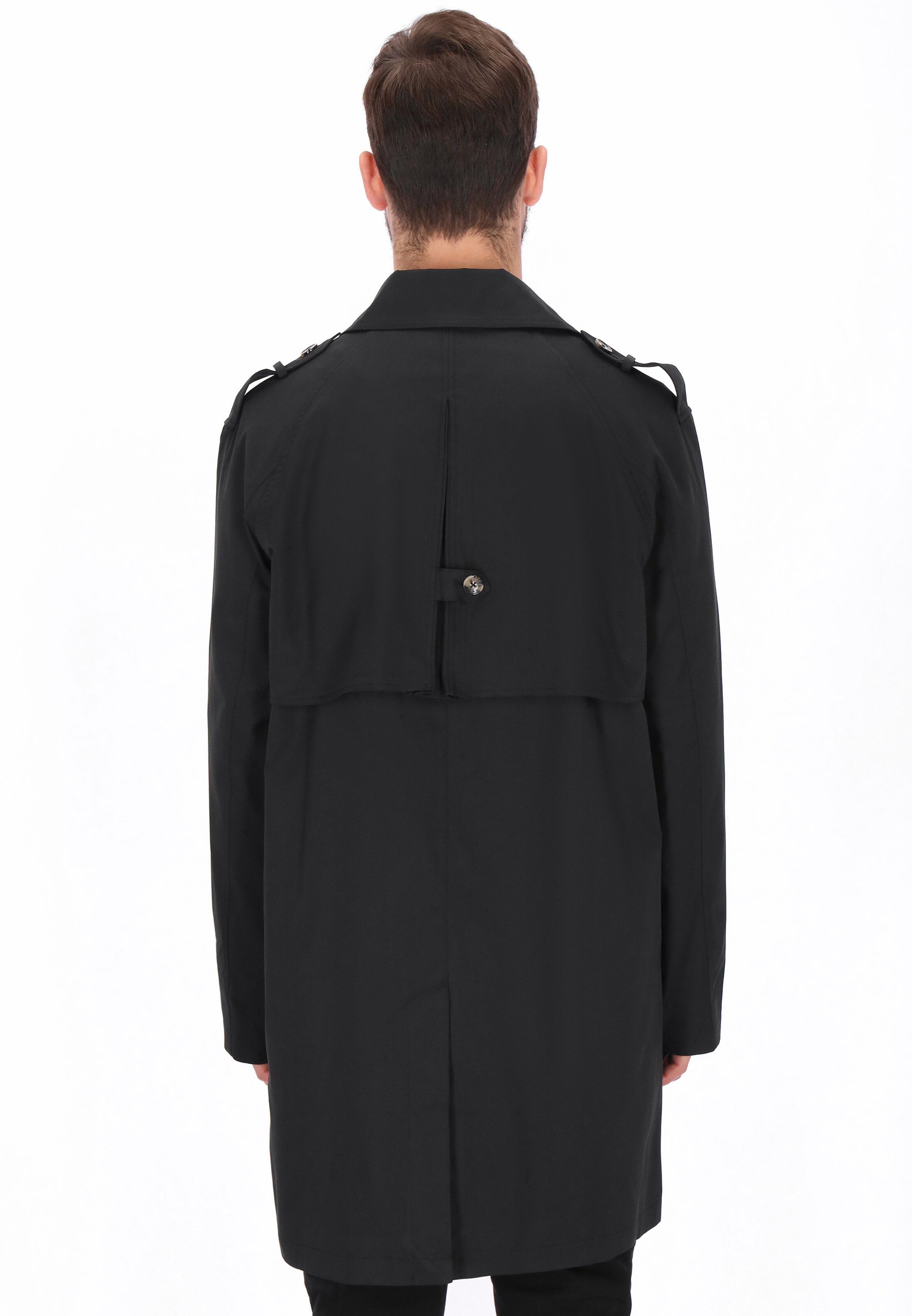 Manteau mi-saison 'Classic' DreiMaster Klassik en noir
