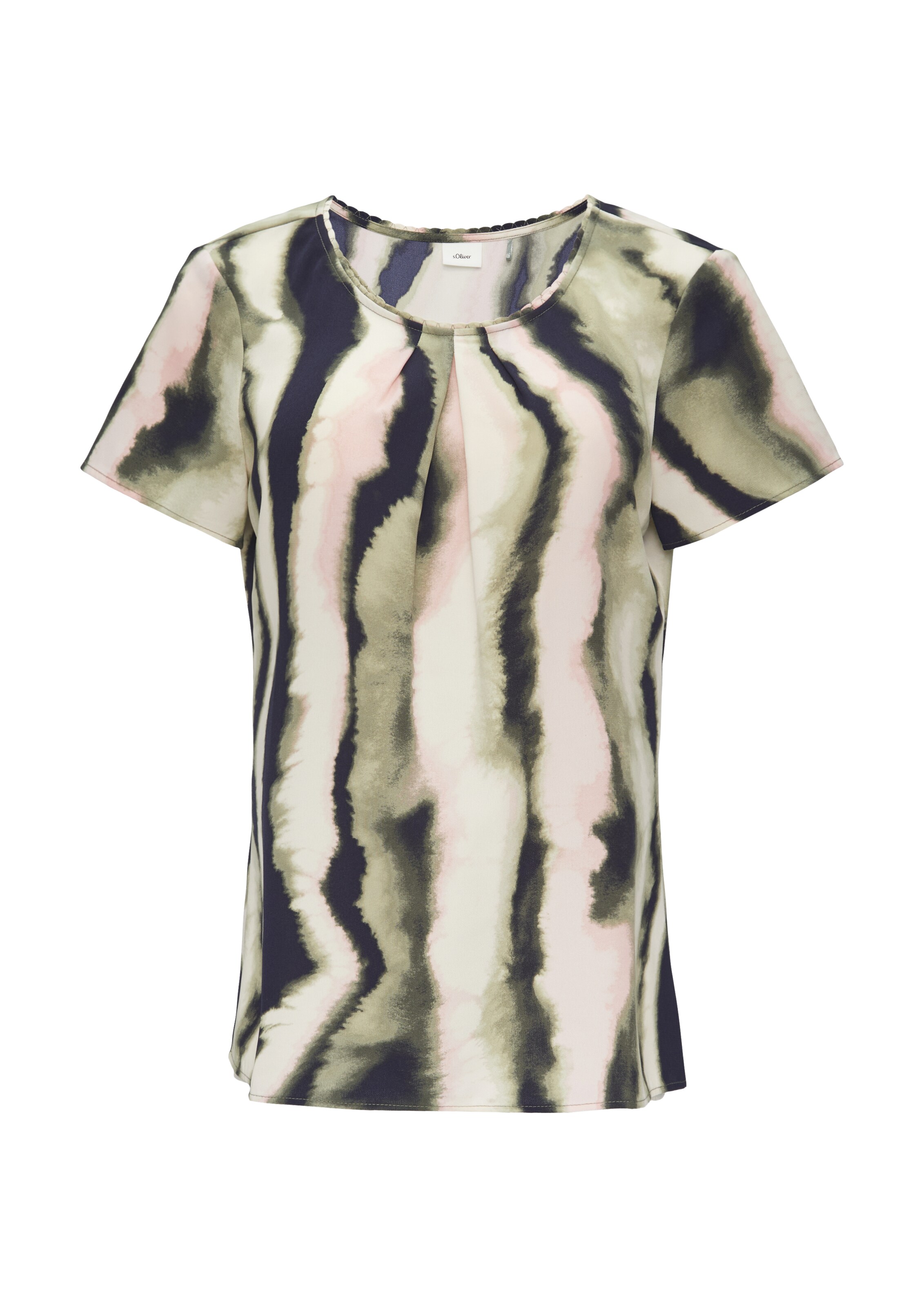 s.Oliver BLACK LABEL Bluse in Grün: Vorderseite