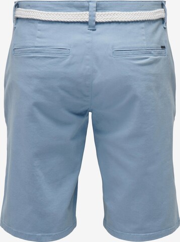 Only & Sons Regular Shorts 'WILL' in Blau