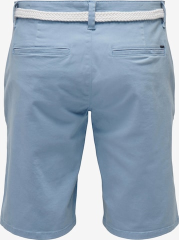 Only & Sons - regular Pantalón chino 'WILL' en azul