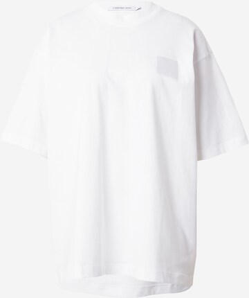 Calvin Klein Jeans Regular T-shirt i vit: framsida