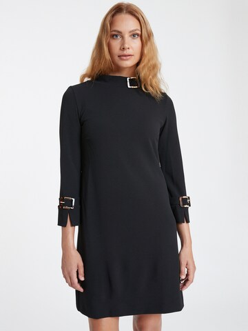 Ana Alcazar Kleid ' Sida ' in Schwarz: Vorderseite