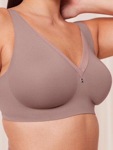 TRIUMPH Bügelloser BH ' True Shape Sensation ' in Braun