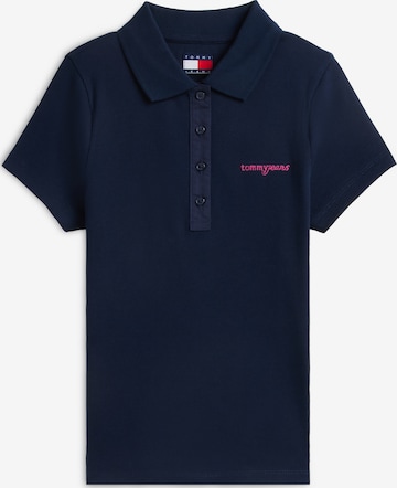 Tommy Jeans Poloshirt in Blau: Vorderseite