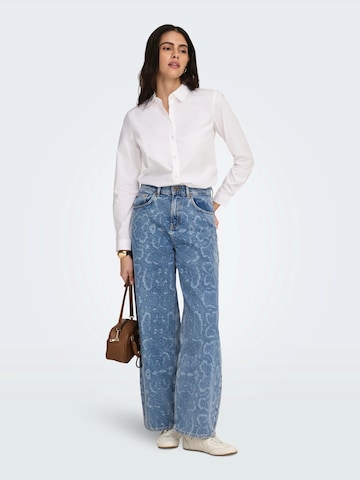 Baggy Jean 'ONLTAYLOR SNAKE' ONLY en bleu