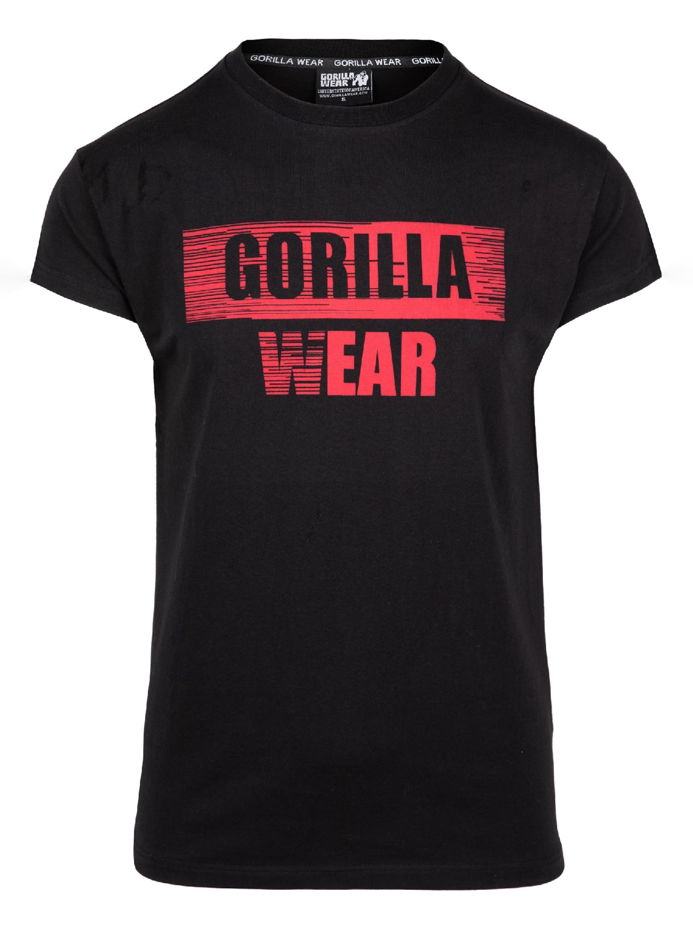 Gorilla Wear Functioneel shirt 'Murray' in Zwart: voorkant