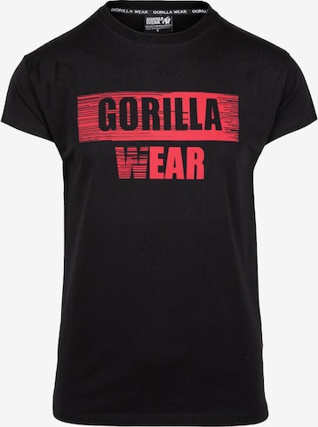 Gorilla Wear Funktionsshirt 'Murray' in Schwarz: Vorderseite